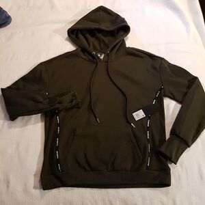 Bebe Sport women's size Medium dark forest green Hoodie, New